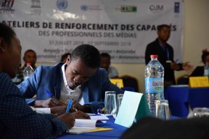 Renforcement capacités journalistes Madagascar élections présidentielles